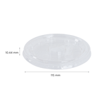 Karat Earth PLA Flat Lid for 44oz Paper Cold Cup (115mm) — 480 pcs — product photo 6