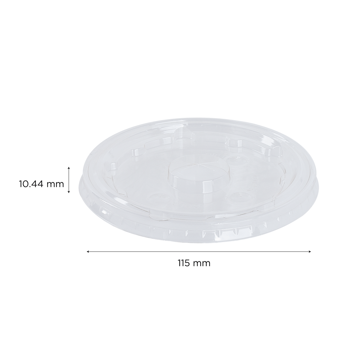 Karat Earth PLA Flat Lid for 44oz Paper Cold Cup (115mm) — 480 pcs — product photo 6