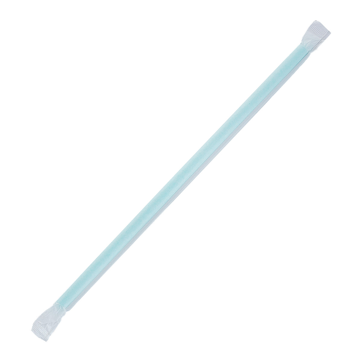 Karat Giant Straws, Individually Wrapped, Aqua (0.31" x 10.25") — 1,200 ct — product photo 7