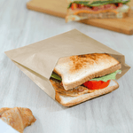 Karat Grease-Resistant Sandwich Bag, Kraft — 2,000 ct
