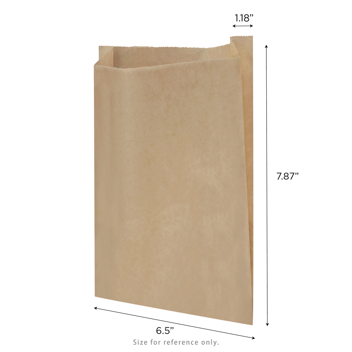 Karat Grease-Resistant Sandwich Bag, Kraft — 2,000 ct — product photo 5