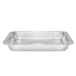 Karat Half Size Heavy-Duty Aluminum Foil Steam Table Pan, Shallow Depth — 100 ct — product photo 4