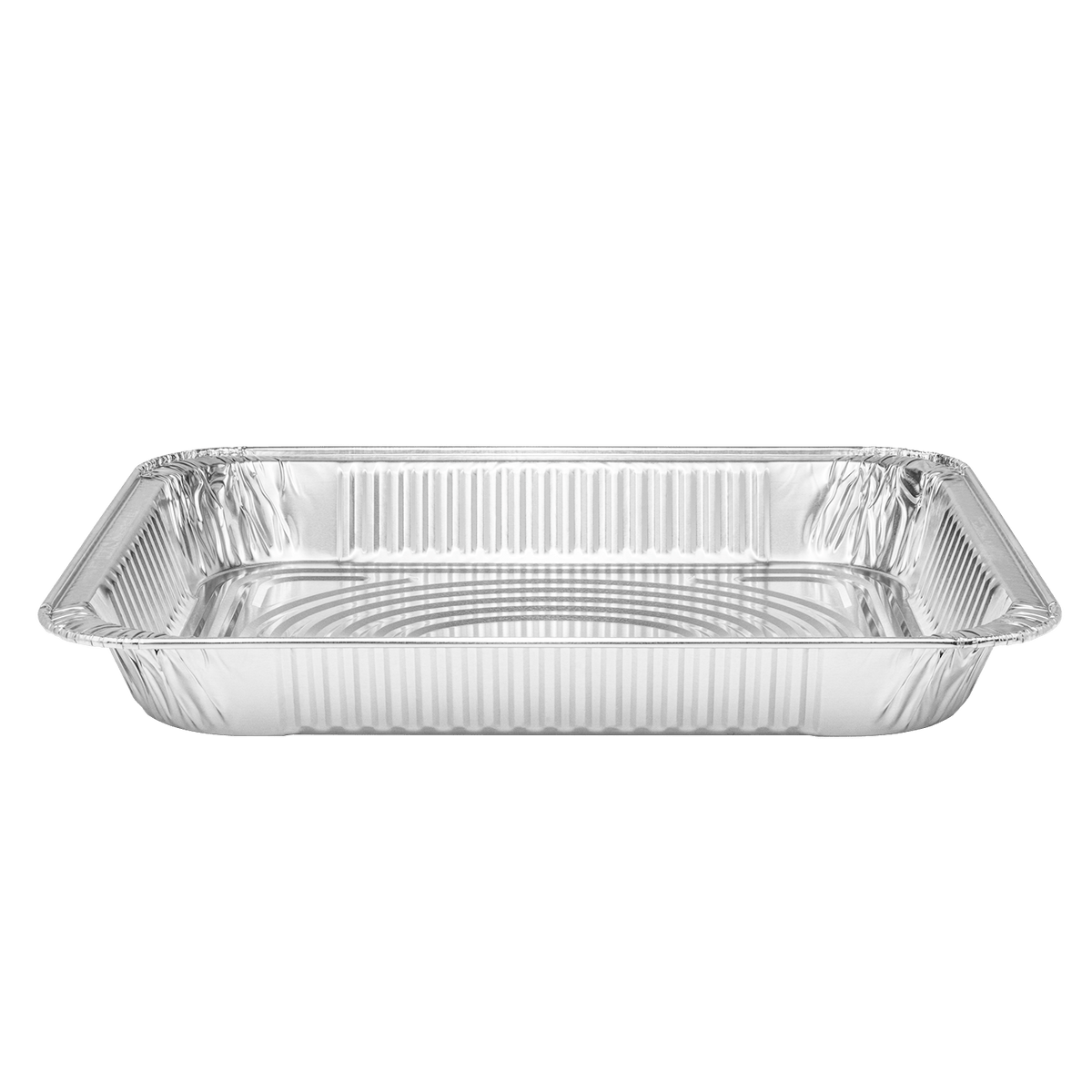 Karat Half Size Heavy-Duty Aluminum Foil Steam Table Pan, Shallow Depth — 100 ct — product photo 4