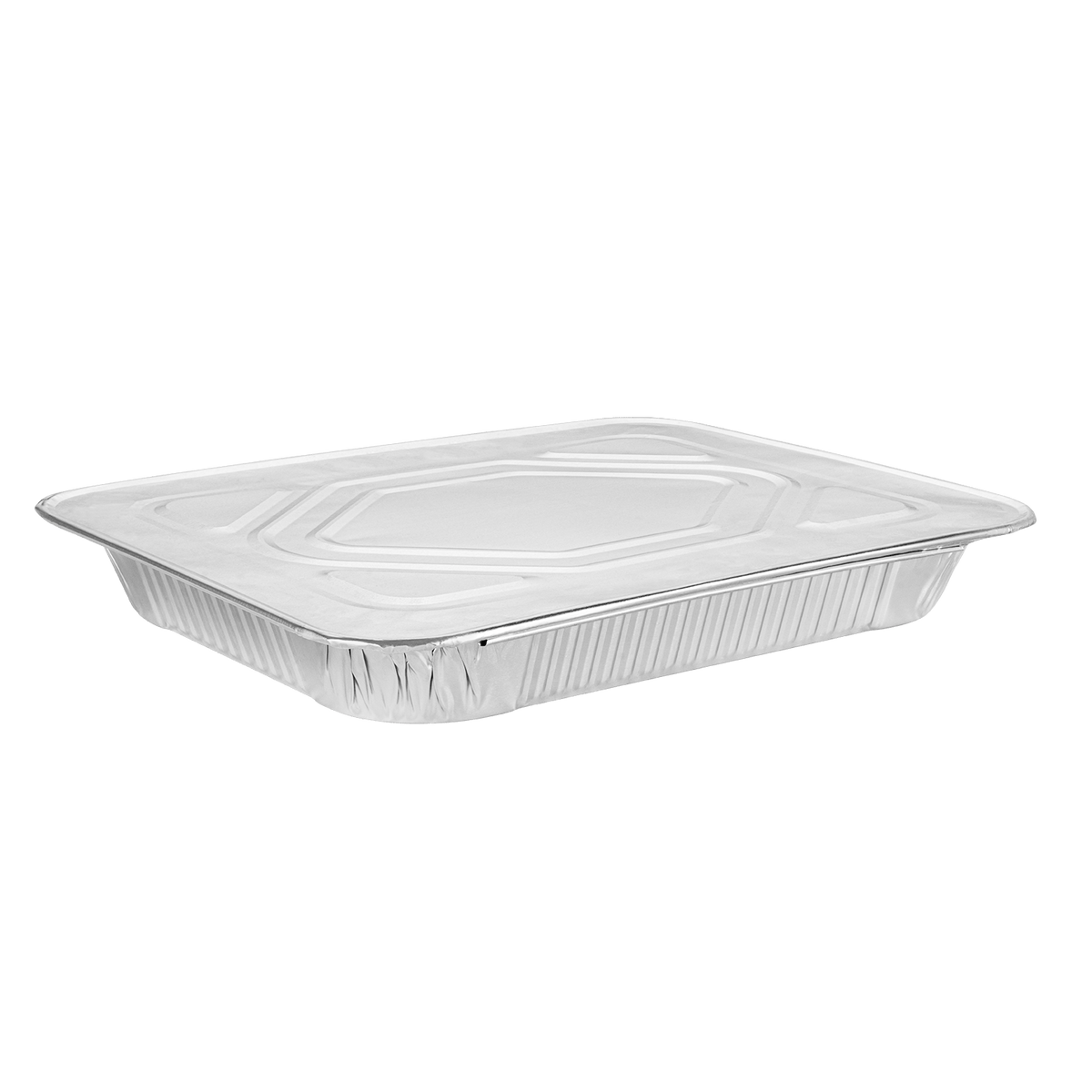 Karat Half Size Heavy-Duty Aluminum Foil Steam Table Pan, Shallow Depth — 100 ct — product photo 7