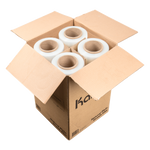 Karat Hand Wrap Stretch Film (18" x1500'), 80 Gauge — 4 Rolls