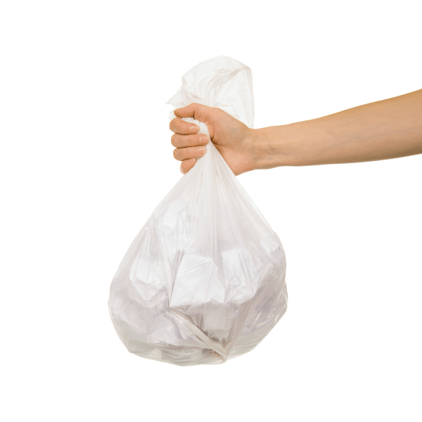 Karat High Density 4-7 Gallon Trash Bags (24" x 24"), 6 Micron — 1,000 Bags — product photo 4