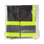 Karat High Visibility Reflective Safety Vest with Zipper Fastening (Black), Large — 1 pc — product photo 4