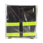Karat High Visibility Reflective Safety Vest with Zipper Fastening (Black), X-Large — 1 pc — product photo 4