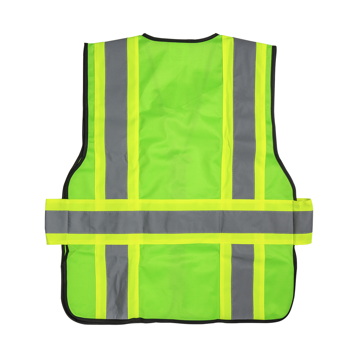 Karat High Visibility Reflective Safety Vest with Zipper Fastening (Green), Large — 1 pc — product photo 2