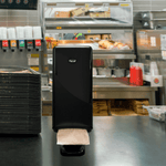 Karat Interfold Dispenser for Dispense Nap, Stand/Tabletop, Black — 1 unit