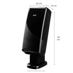 Karat Interfold Dispenser for Dispense Nap, Stand/Tabletop, Black — 1 unit — product photo 5
