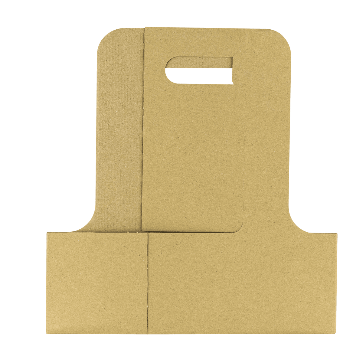 Karat Kraft Drink Carrier with Handle, for 2 Cups (10-32 oz), Paperboard — 250 ct — product photo 2