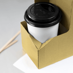 Karat Kraft Drink Carrier with Handle, for 2 Cups (10-32 oz), Paperboard — 250 ct — product photo 4