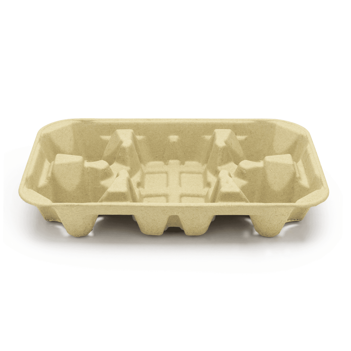 Karat Kraft Drink Carrier with tray, for 4 Cups (8-32 oz), Paperboard — 150 ct — product photo 2