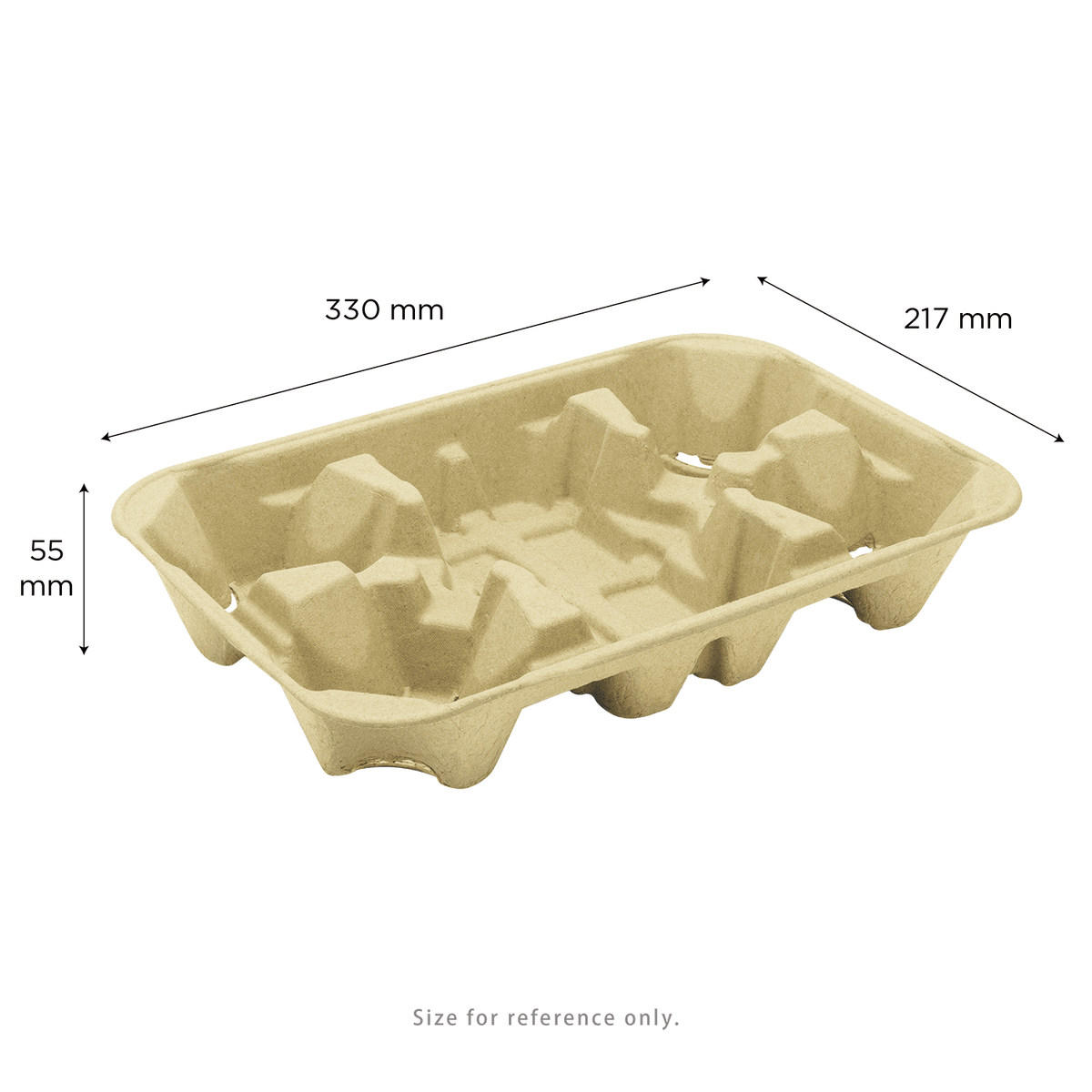 Karat Kraft Drink Carrier with tray, for 4 Cups (8-32 oz), Paperboard — 150 ct — product photo 5