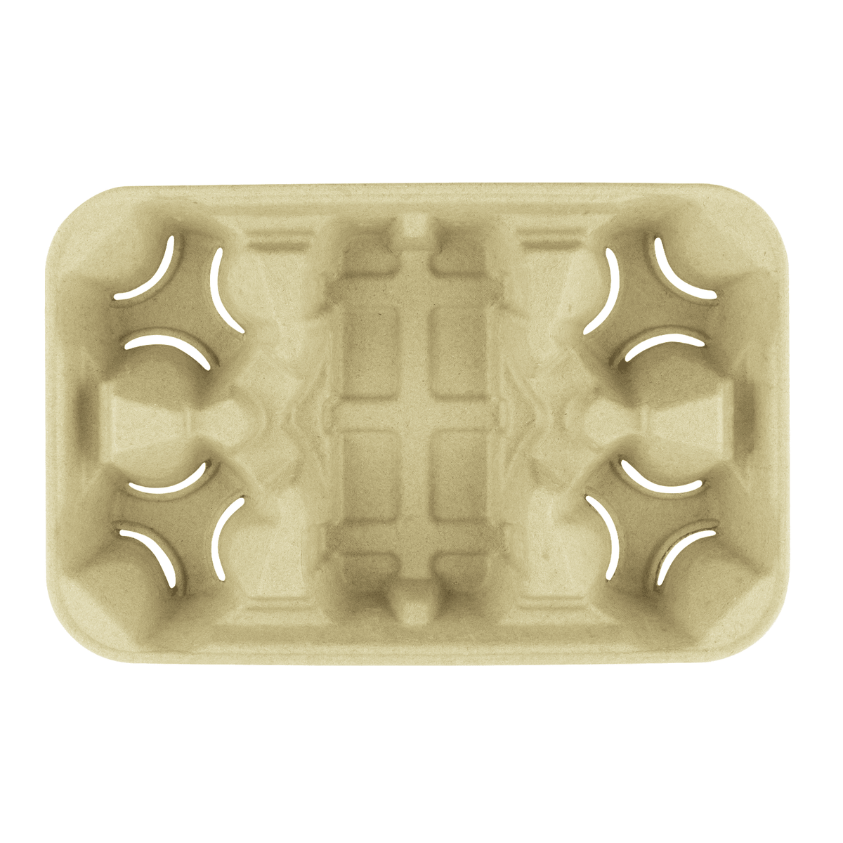 Karat Kraft Drink Carrier with tray, for 4 Cups (8-32 oz), Paperboard — 150 ct — product photo 6