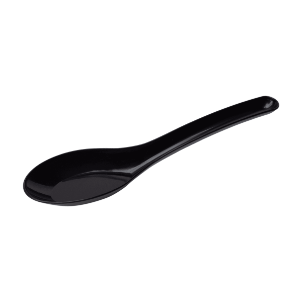 Karat Med-Heavy Weight Asian Soup Spoon, Black — 1,000 ct — product photo 6