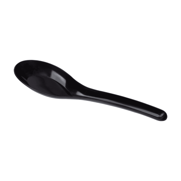 Karat Med-Heavy Weight Asian Soup Spoon, Black — 1,000 ct — product photo 7