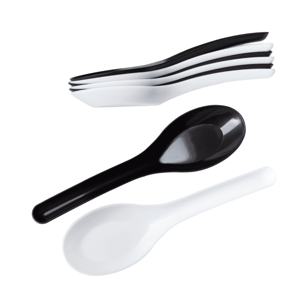 Karat Med-Heavy Weight Asian Soup Spoon, Black — 1,000 ct — product photo 11