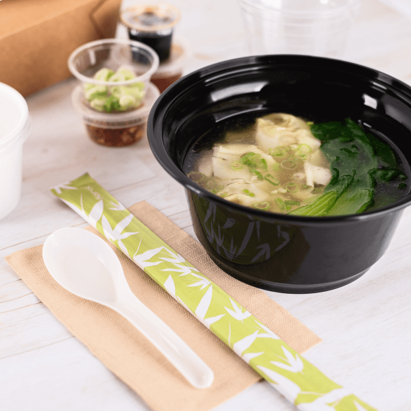 Karat Med-Heavy Weight Asian Soup Spoon, White — 1,000 ct — product photo 5