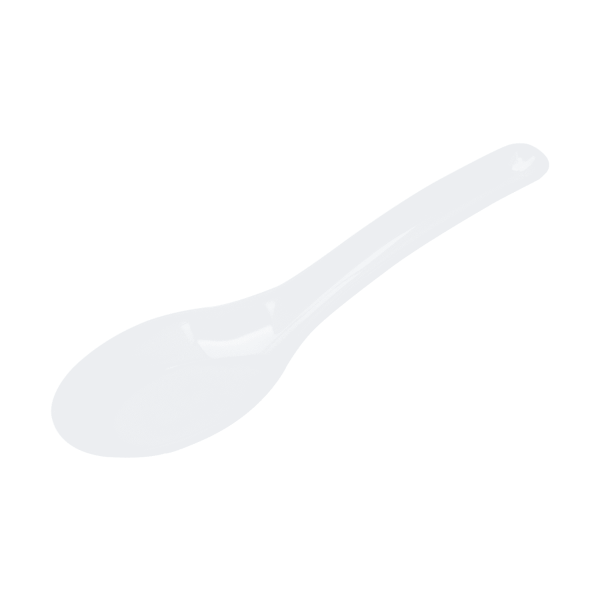 Karat Med-Heavy Weight Asian Soup Spoon, White — 1,000 ct — product photo 7