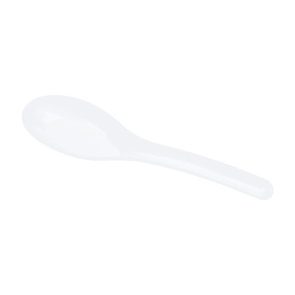 Karat Med-Heavy Weight Asian Soup Spoon, White — 1,000 ct — product photo 8