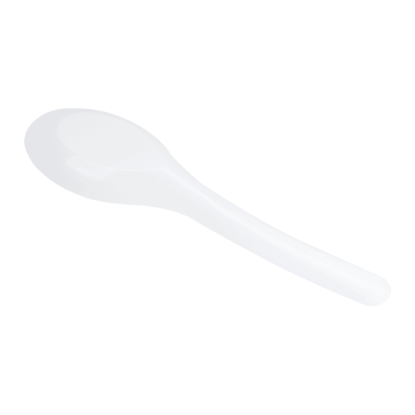 Karat Med-Heavy Weight Asian Soup Spoon, White — 1,000 ct — product photo 10