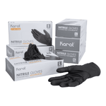 Karat Nitrile Gloves, Latex-Free, Powder-Free, Black, Small — 1,000 ct — product photo 8