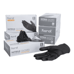 Karat Nitrile Gloves, Latex-Free, Powder-Free, Black, X-Large — 1,000 ct — product photo 8