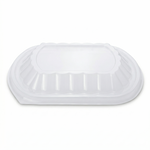Karat OPS Lid for 24 oz Microwaveable Take-Out Box, Clear — 300 ct — product photo 2