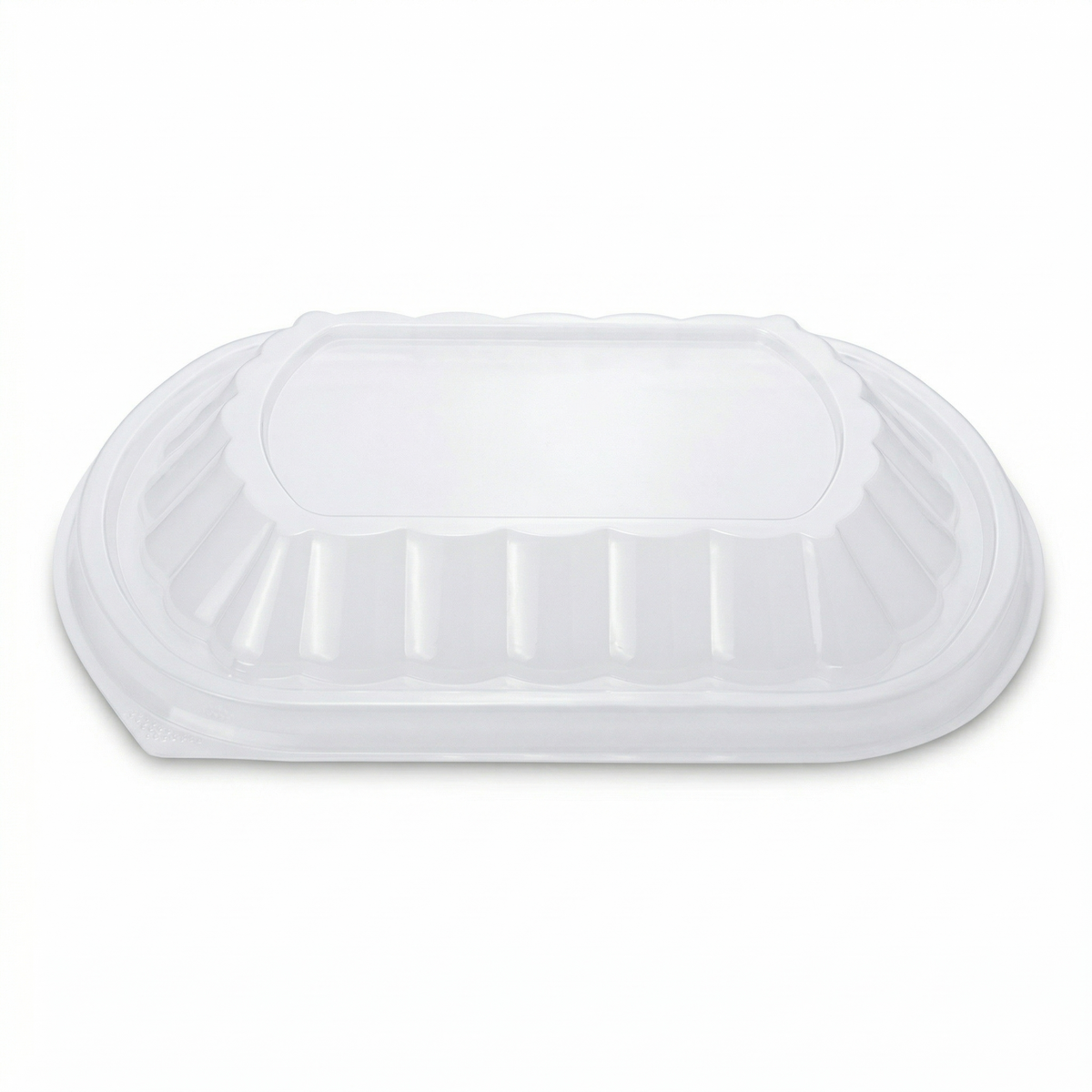 Karat OPS Lid for 24 oz Microwaveable Take-Out Box, Clear — 300 ct — product photo 2