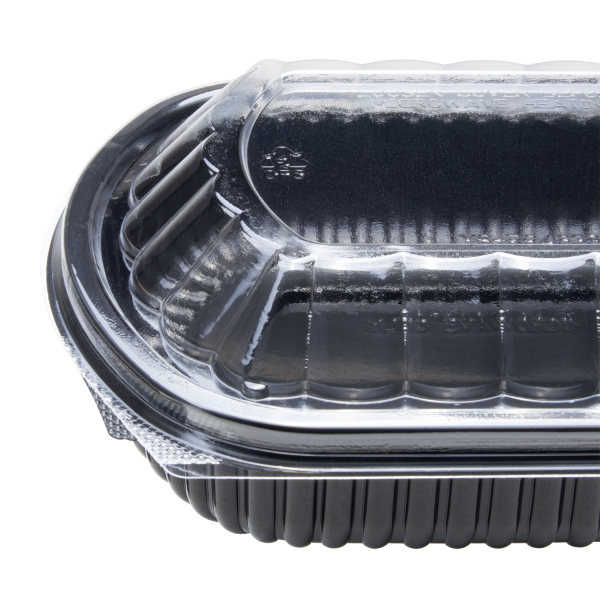 Karat OPS Lid for 24 oz Microwaveable Take-Out Box, Clear — 300 ct — product photo 9
