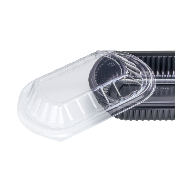 Karat OPS Lid for 24 oz Microwaveable Take-Out Box, Clear — 300 ct — product photo 10