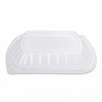 Karat OPS Lid for 36 oz Microwaveable Take-Out Box, Clear — 300 ct — product photo 2