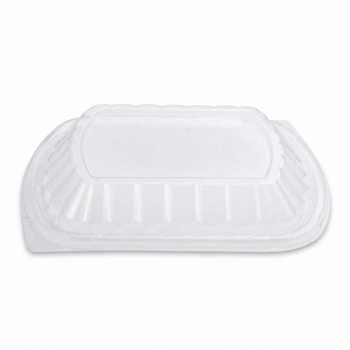 Karat OPS Lid for 36 oz Microwaveable Take-Out Box, Clear — 300 ct — product photo 2
