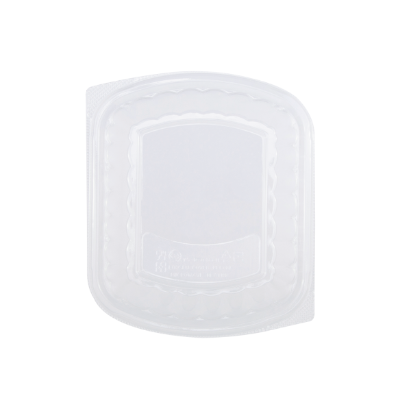Karat OPS Lid for 36 oz Microwaveable Take-Out Box, Clear — 300 ct — product photo 4