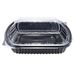 Karat OPS Lid for 36 oz Microwaveable Take-Out Box, Clear — 300 ct — product photo 6
