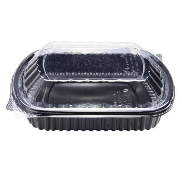 Karat OPS Lid for 36 oz Microwaveable Take-Out Box, Clear — 300 ct — product photo 6