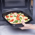 Karat OPS Lid for 36 oz Microwaveable Take-Out Box, Clear — 300 ct — product photo 9