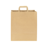 Karat Paper Barrel Sack Bag with Flat Handle — 300 ct — 1/7