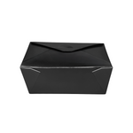 Karat Paper Fold To-Go Containers, 48 fl oz, Black — 300 ct — product photo 2