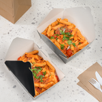Karat Paper Fold To-Go Containers, 48 fl oz, Black — 300 ct — product photo 3