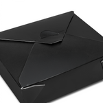 Karat Paper Fold To-Go Containers, 48 fl oz, Black — 300 ct — product photo 6