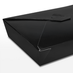 Karat Paper Fold To-Go Containers, 76 fl oz, Black — 200 ct — product photo 6