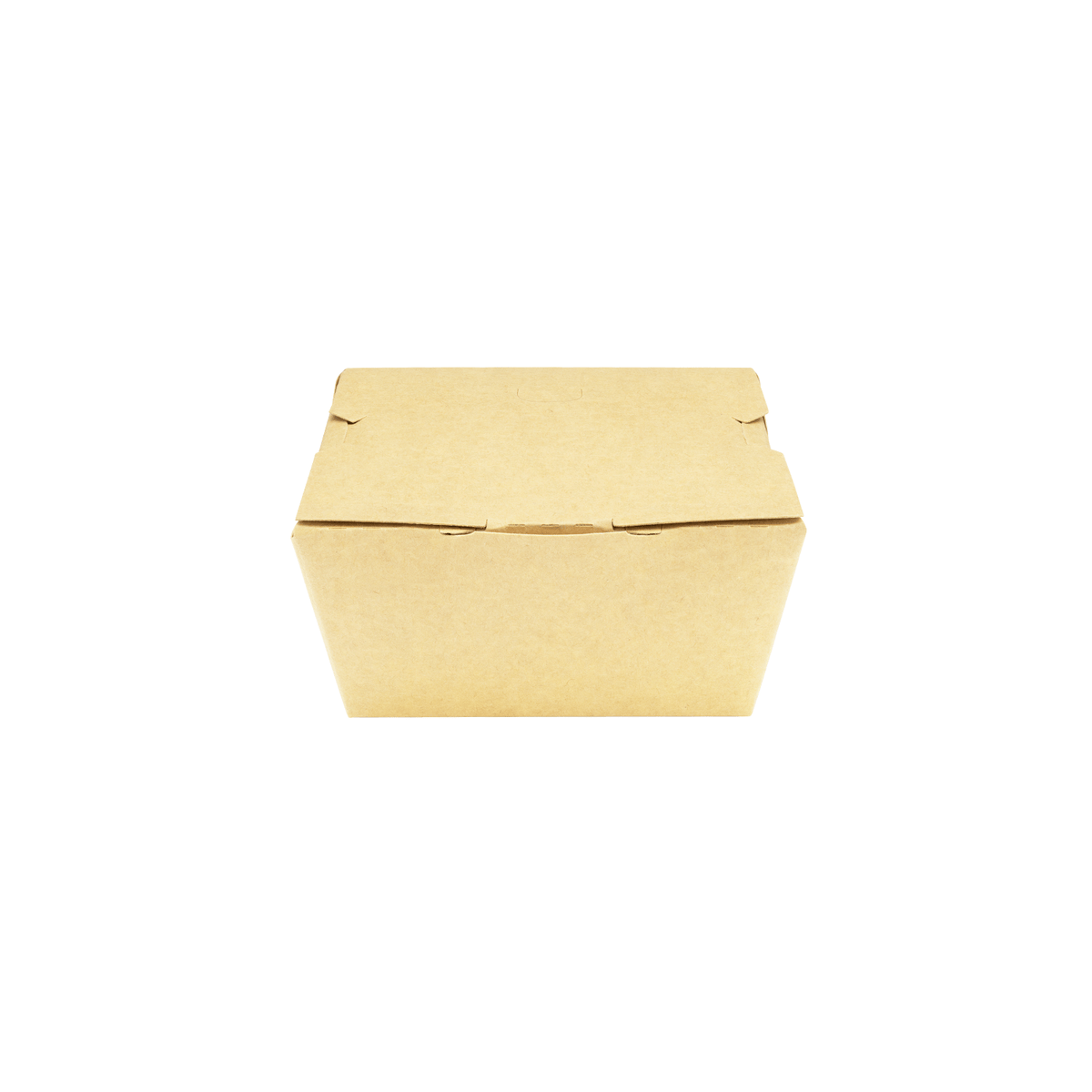 Karat Paper Folding Take-Out Container, Vented Holes, 27 fl. oz, Kraft — 200 ct — product photo 2