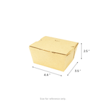 Karat Paper Folding Take-Out Container, Vented Holes, 27 fl. oz, Kraft — 200 ct — product photo 5