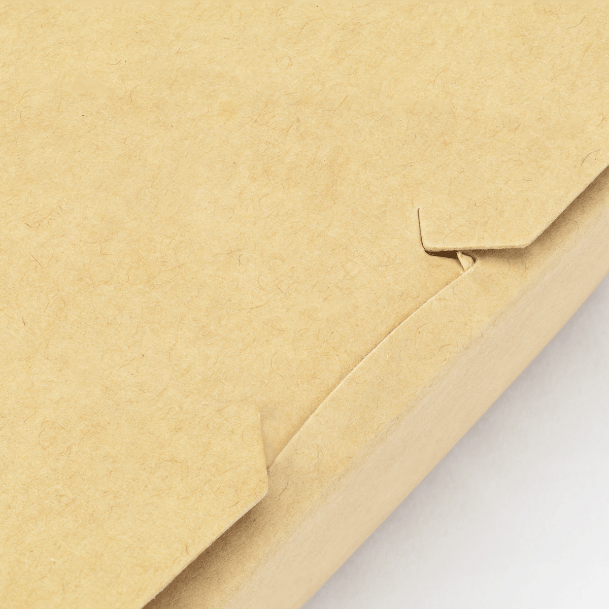 Karat Paper Folding Take-Out Container, Vented Holes, 27 fl. oz, Kraft — 200 ct — product photo 7