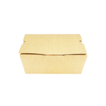Karat Paper Folding Take-Out Container, Vented Holes, 45 fl. oz, Kraft — 300 ct — product photo 2