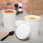 Karat Paper Food Container Lids, 32 oz, 115 mm — 500 ct