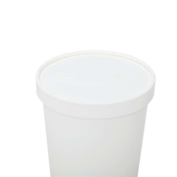 Karat Paper Food Container Lids, 32 oz, 115 mm — 500 ct — product photo 6